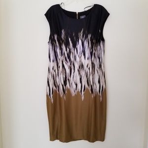 Vince Camuto Sleeveless Sheath Career Dress - 10